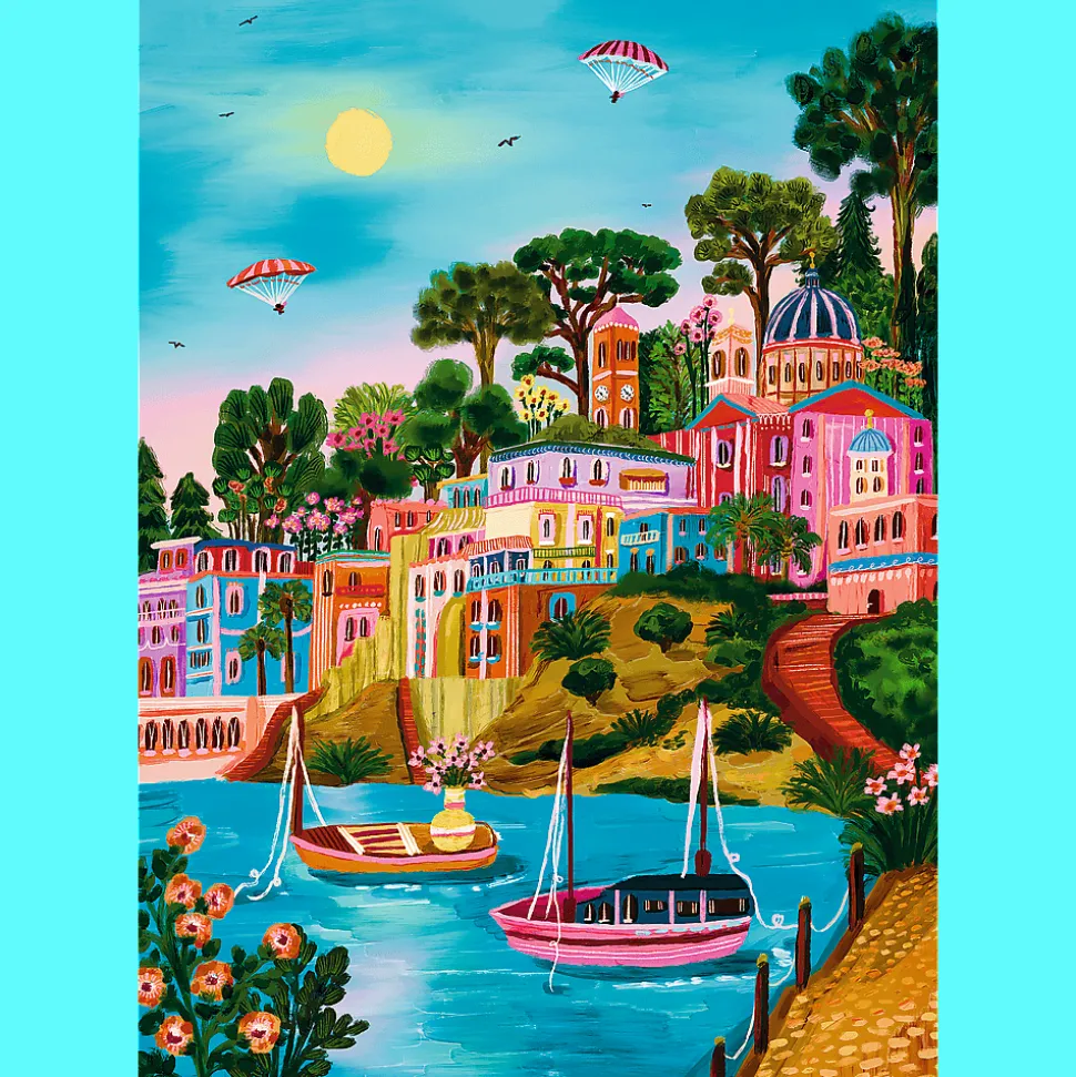 Puzzle Premium Plus Quality 1000 el. The Art of Colour: Siros, Grecja