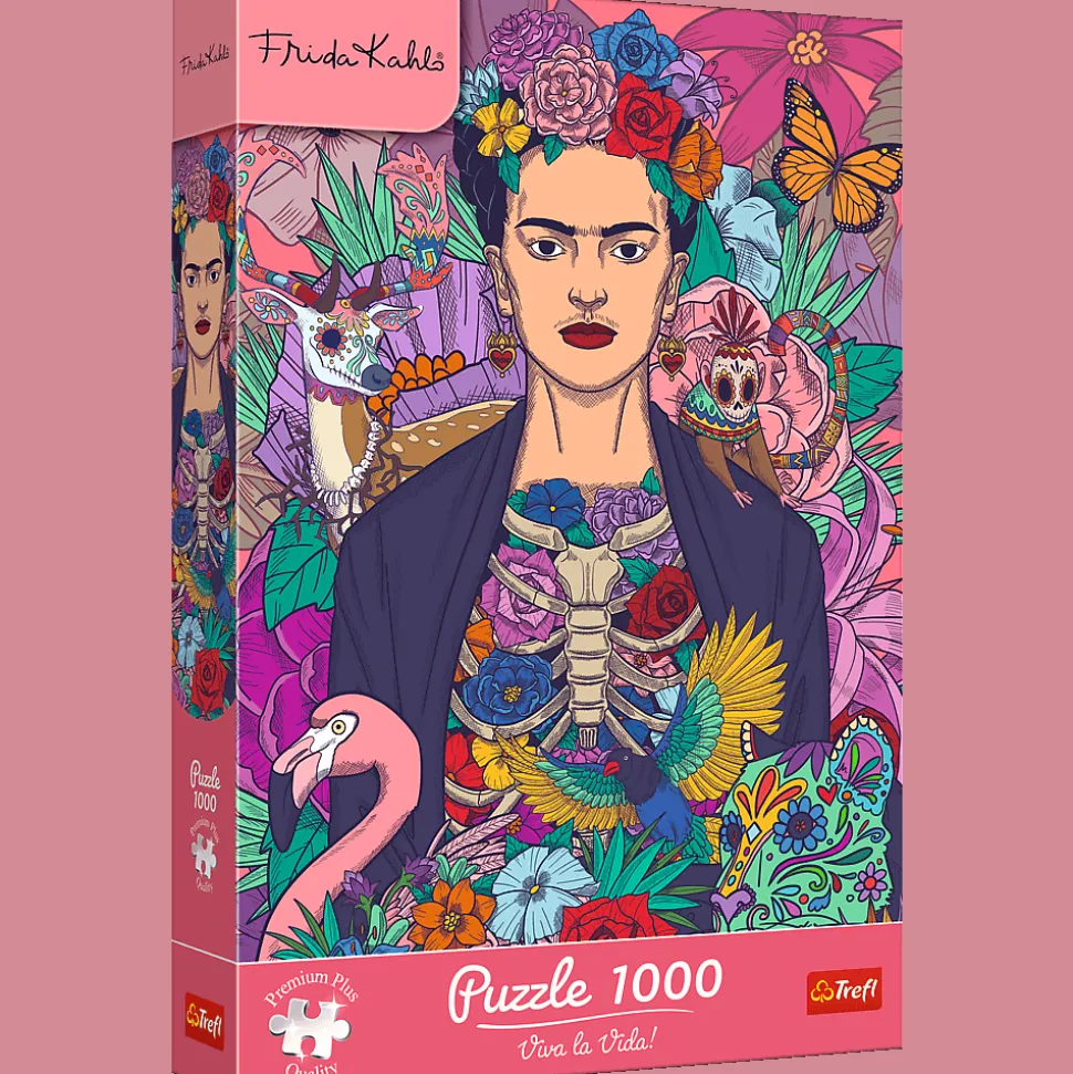 Puzzle Premium Plus Quality 1000 el.Frida Kahlo: Kwitnąca dusza