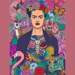 Puzzle Premium Plus Quality 1000 el.Frida Kahlo: Kwitnąca dusza