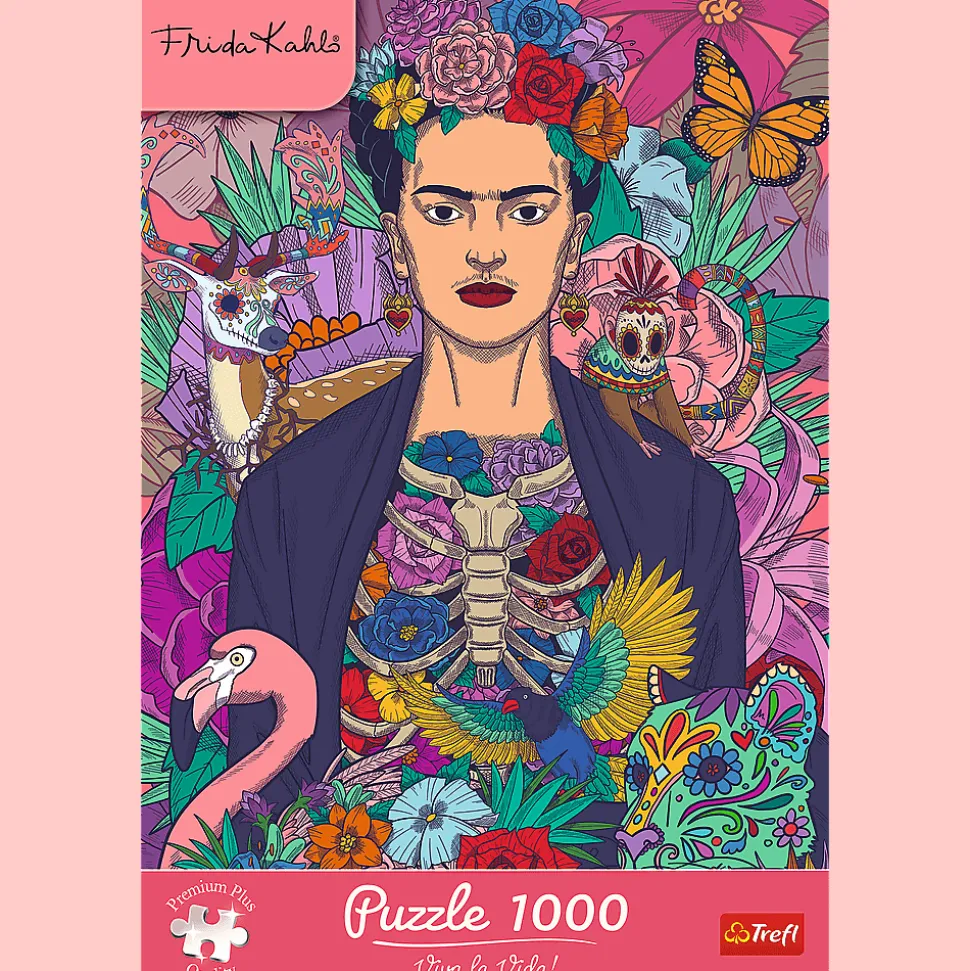Puzzle Premium Plus Quality 1000 el.Frida Kahlo: Kwitnąca dusza