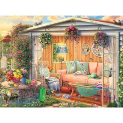 Puzzle Premium Plus Quality 1000 el. Tea Time: Moje ulubione miejsce