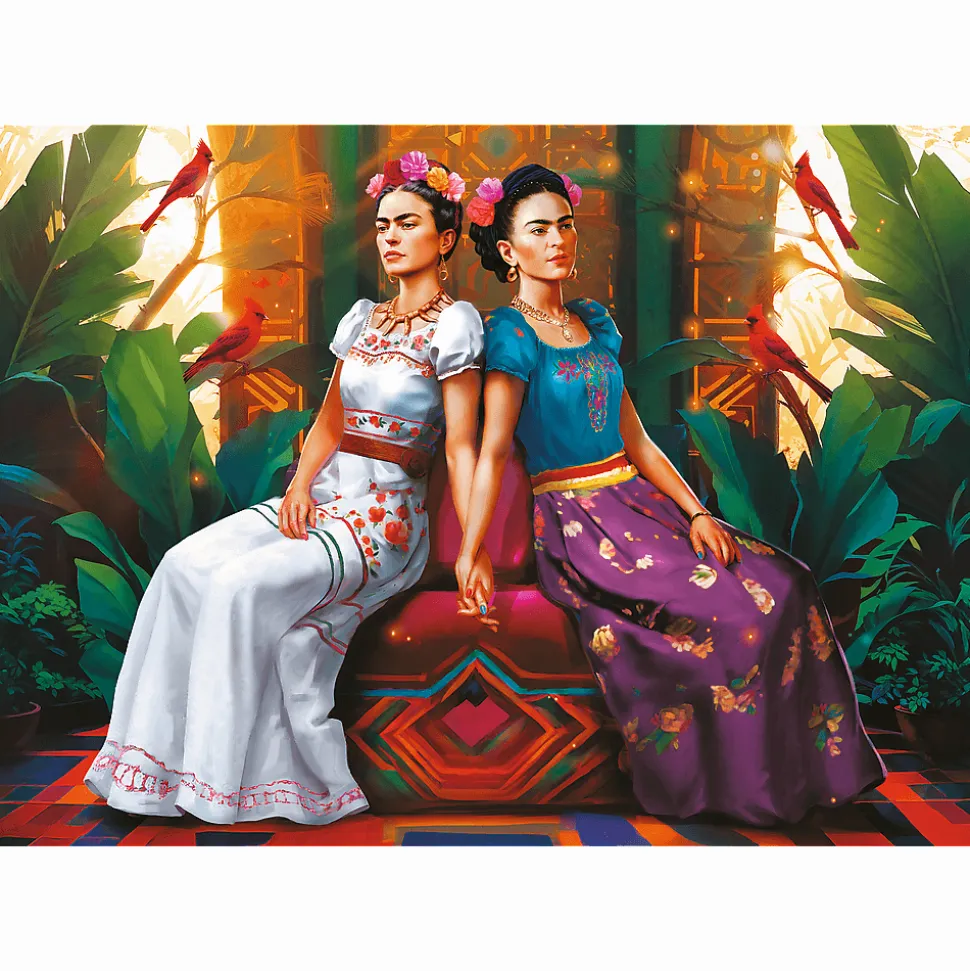 Puzzle Premium Plus Quality 1000 el. Frida Kahlo: Dwa oblicza
