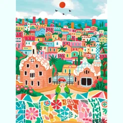 Puzzle Premium Plus Quality 1000 el. The Art of Colour: Barcelona, Hiszpania