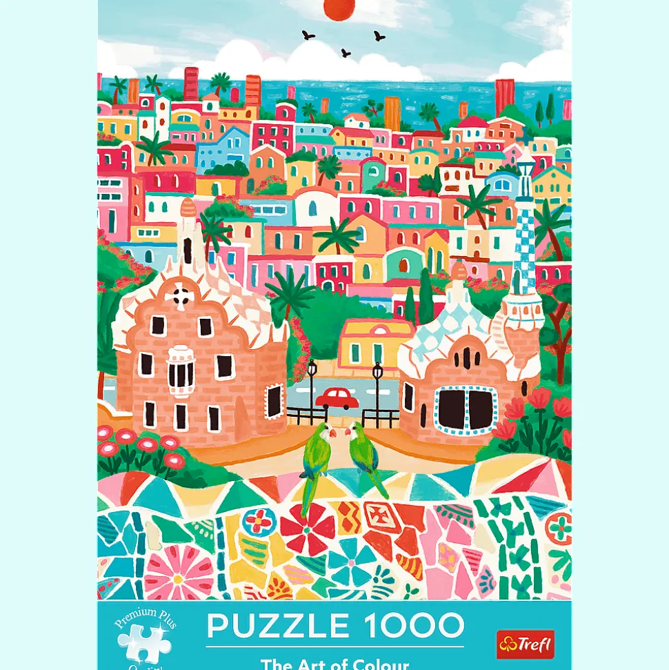 Puzzle Premium Plus Quality 1000 el. The Art of Colour: Barcelona, Hiszpania