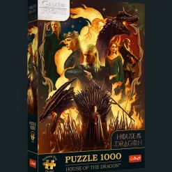 Puzzle Premium Plus Quality Gra o tron 1000 el. Ród Smoka