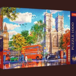 Puzzle Premium Plus Quality 1000 el. Tea Time: Widok na Londyn