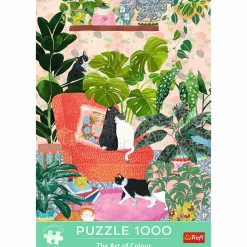 Puzzle Premium Plus Quality 1000 el. The Art of Colour: Nie ma to jak w domu