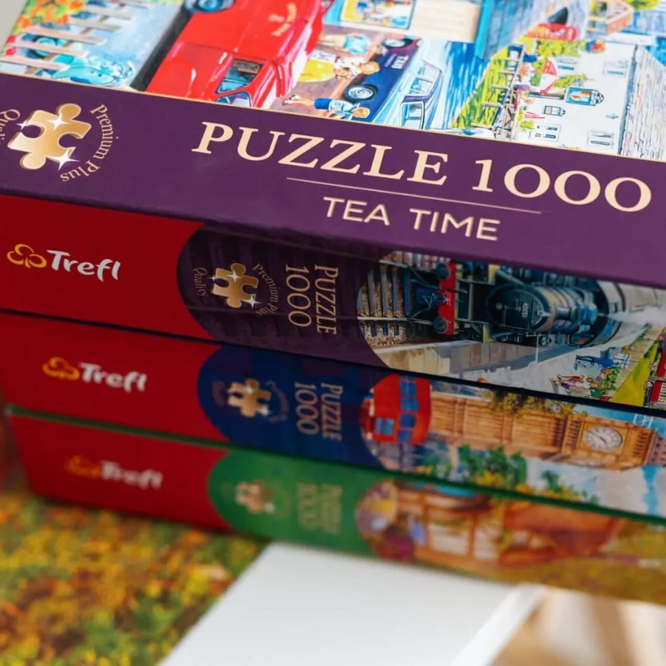 Puzzle Premium Plus Quality 1000 el. Tea Time: Ogród dla ptaków