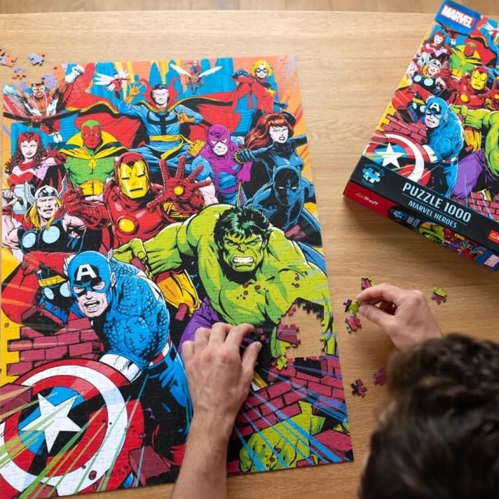 Puzzle Premium Plus Quality Marvel 1000 el. Marvel Heroes