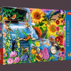 Puzzle Premium Plus Quality 1000 el. Tea Time: Wiejska sielanka: Śpiewające Ptaki
