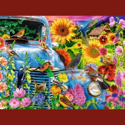 Puzzle Premium Plus Quality 1000 el. Tea Time: Wiejska sielanka: Śpiewające Ptaki