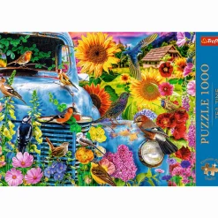 Puzzle Premium Plus Quality 1000 el. Tea Time: Wiejska sielanka: Śpiewające Ptaki