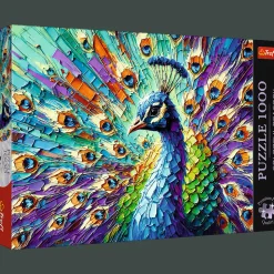 Puzzle Premium Plus Quality 1000 el. Colorful Peacock