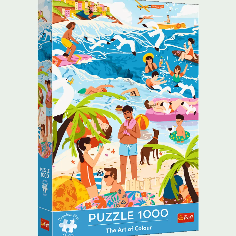 Puzzle Premium Plus Quality 1000 el. The Art of Colour: W wakacyjnym ferworze