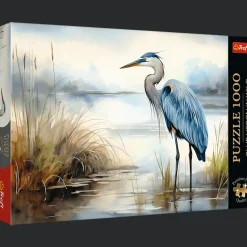 Puzzle Premium Plus Quality 1000 el. Blue Heron in the Wild