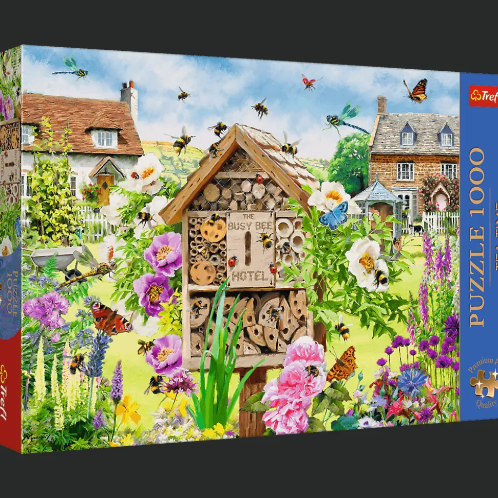 Puzzle Premium Plus Quality 1000 el. Tea Time: Dom dla pszczół