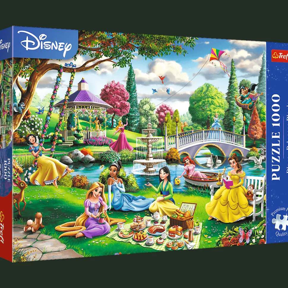 Puzzle Premium Plus Quality 1000 el. Piknik z Księżniczkami Disney