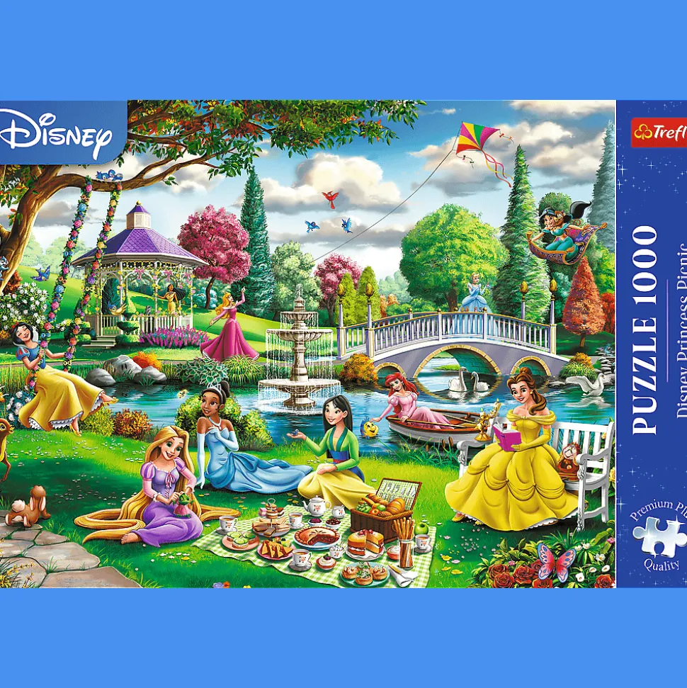 Puzzle Premium Plus Quality 1000 el. Piknik z Księżniczkami Disney