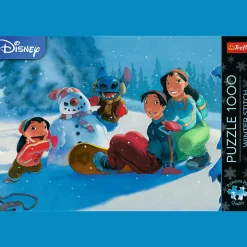 Puzzle Premium Plus Quality Lilo & Stitch1000 el. Zimowy Stich