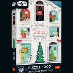Puzzle Premium Plus Quality Star Wars 1000 el. Niech Moc Świąt Będzie z Tobą