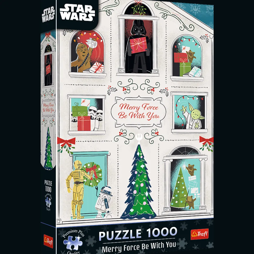 Puzzle Premium Plus Quality Star Wars 1000 el. Niech Moc Świąt Będzie z Tobą