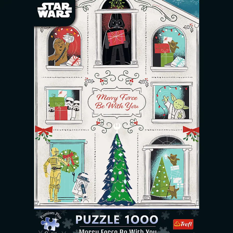 Puzzle Premium Plus Quality Star Wars 1000 el. Niech Moc Świąt Będzie z Tobą