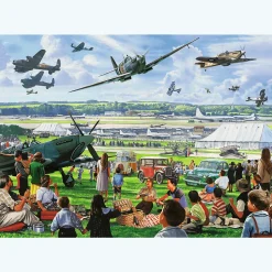 Puzzle Premium Plus Quality 1000 el. Tea Time: Pokaz lotniczy