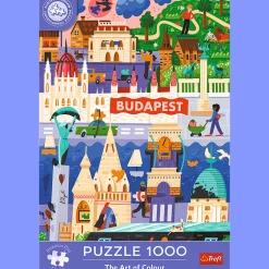 Puzzle Premium Plus Quality 1000 el. The Art of Colour: Budapeszt, Węgry, Mistrzostwa Europy