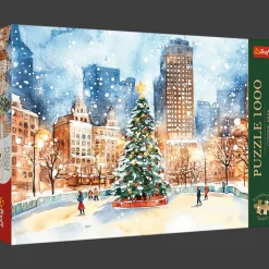 Puzzle Premium Plus Quality 1000 el. Central Park Winter Wonderland