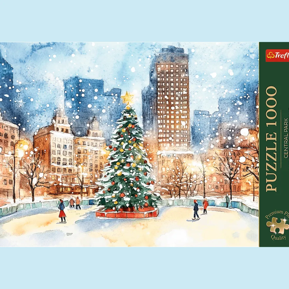 Puzzle Premium Plus Quality 1000 el. Central Park Winter Wonderland