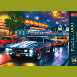 Puzzle Premium Plus Quality 1000 el. Tea Time: Nocna przejażdżka