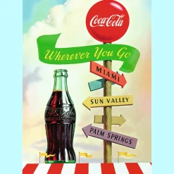Puzzle Premium Plus Quality 1000 el. Coca-Cola: Gdziekolwiek zmierzasz