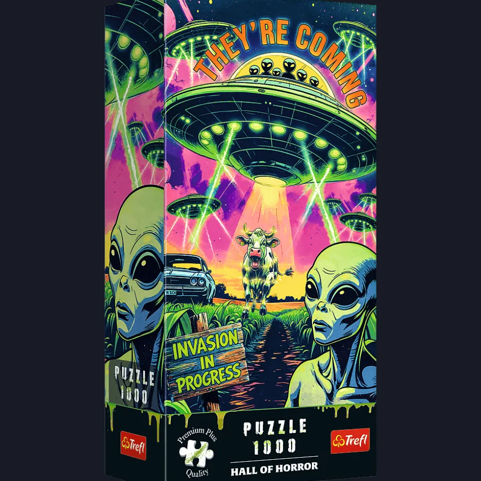 Puzzle Premium Plus Quality 1000 el. Hall of Horror: UFO