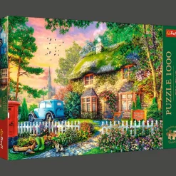Puzzle Premium Plus Quality 1000 el. Tea Time: Domek Stoney Lane