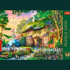 Puzzle Premium Plus Quality 1000 el. Tea Time: Domek Stoney Lane
