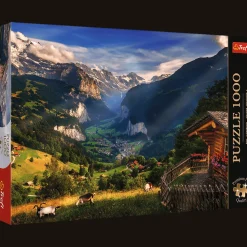 Puzzle Premium Plus Quality 1000 el. Photo Odyssey: Dolina Lauterbrunnen, Szwajcaria