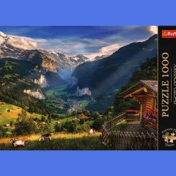 Puzzle Premium Plus Quality 1000 el. Photo Odyssey: Dolina Lauterbrunnen, Szwajcaria