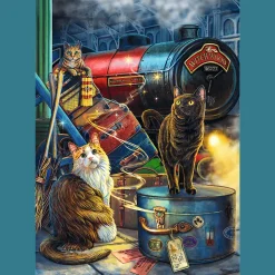 Puzzle Premium Plus Quality 1000 el. Magic Collection: Ekspres czarownic