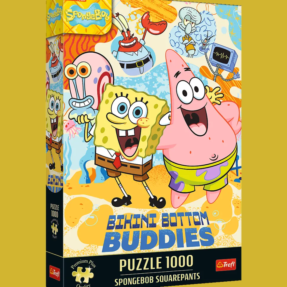 Puzzle Premium Plus Quality SpongeBob 1000 el. SpongeBob Kanciastoporty