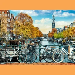 Puzzle Prime 1000 el. Autumn in Amsterdam, Netherlands