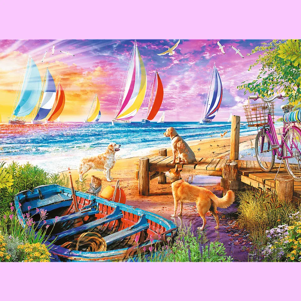 Puzzle Prime 1000 el. Sailboats View