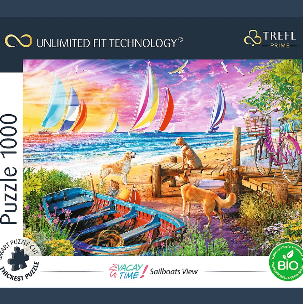 Puzzle Prime 1000 el. Sailboats View