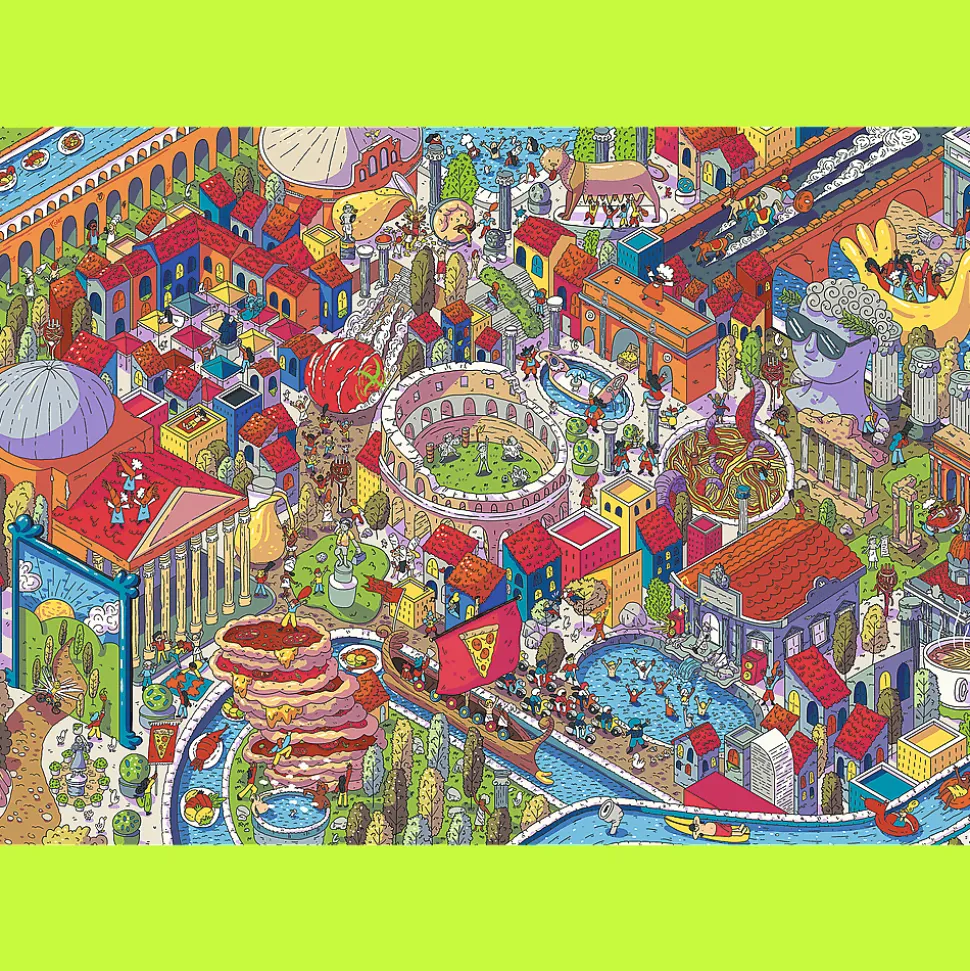 Puzzle Prime Eye-Spy 1000 el. Rome