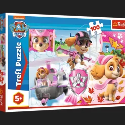 Puzzle Psi Patrol 100 el. Skye w akcji