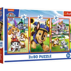 Puzzle Psi Patrol 3 x 80 el. Psia zgraja