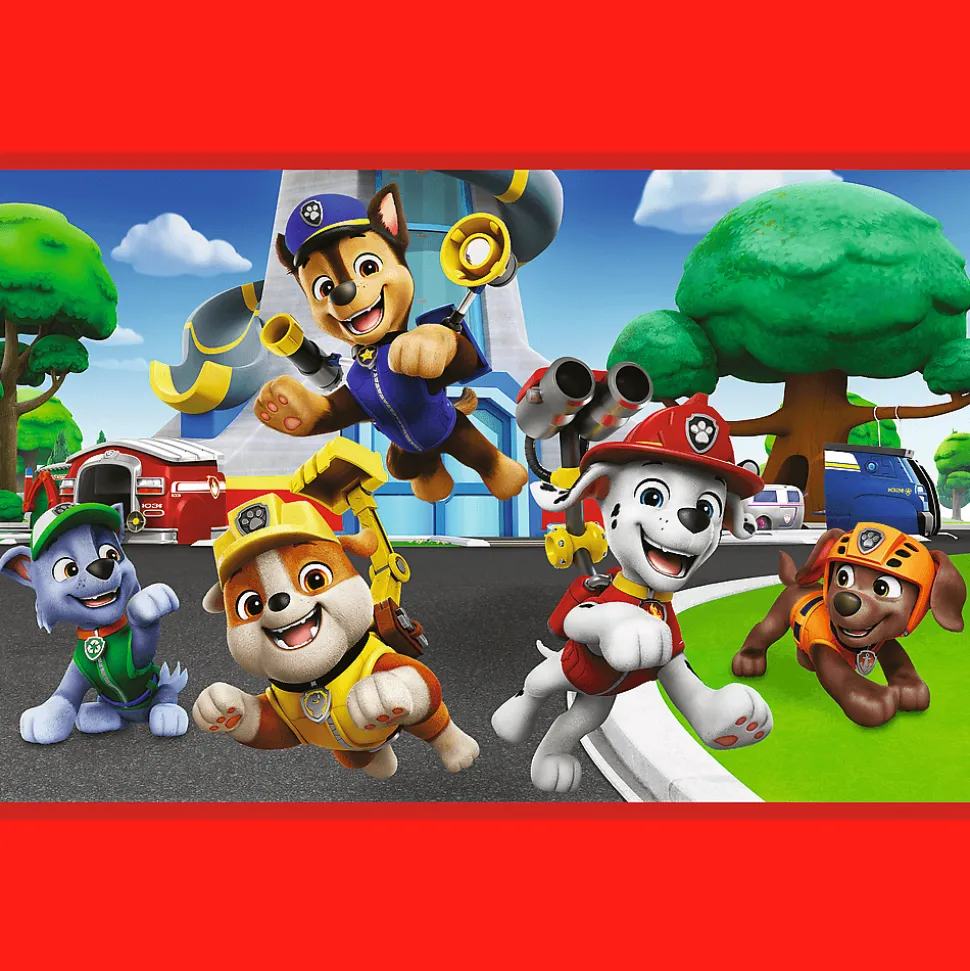 Puzzle Psi Patrol 2 x 24 el. Psi dzień zabaw