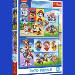 Puzzle Psi Patrol 2 x 70 el. Psi Patrol rządzi
