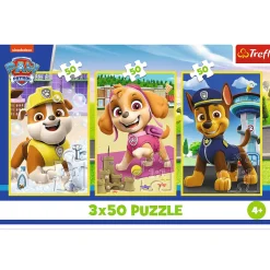 Puzzle Psi Patrol 3 x 50 el. Nasze pieski