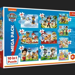 Puzzle Psi Patrol 10w1 Niezawodna druzyna Psiego Patrolu