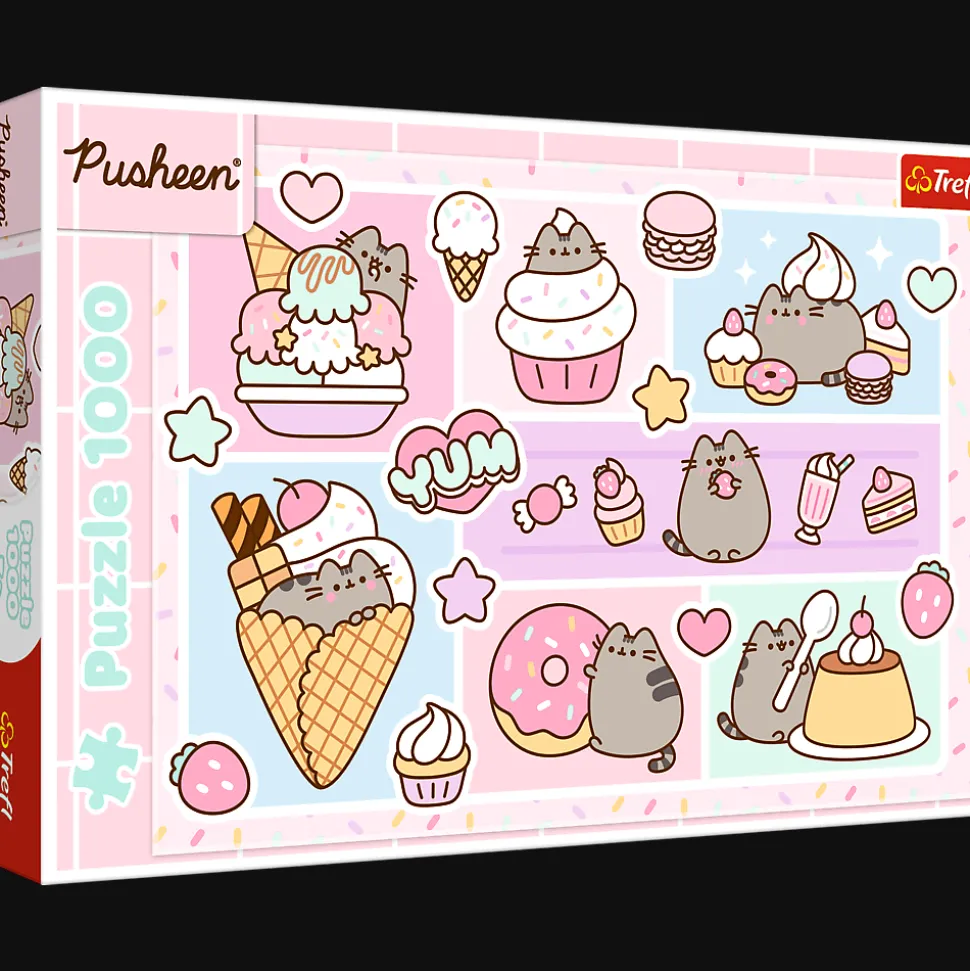 Puzzle Pusheen 1000 el. Słodki Pusheen
